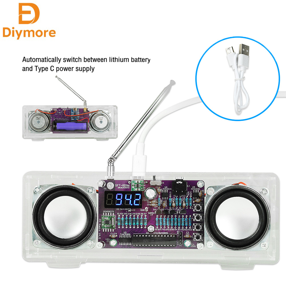 Diy Electronics Youtube Channel - Çift Kanallı Elektronik FM Radyo Lehimleme