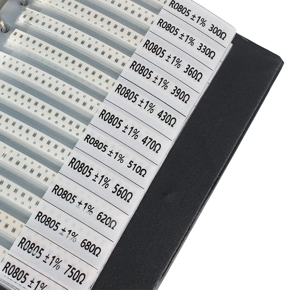 Diy Electronics Book - 4250 adet 0805 SMD direnç kitabı