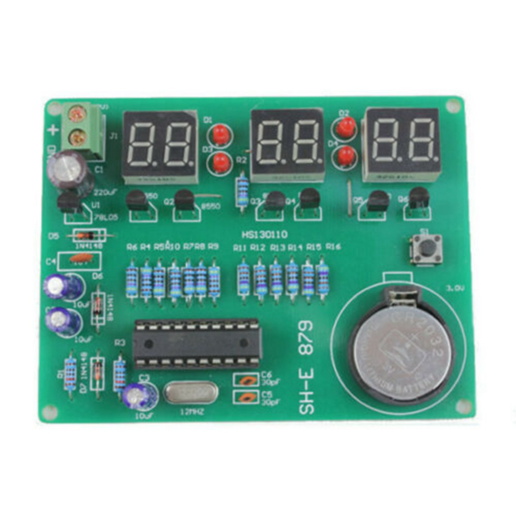 Diy Electronics Flux - 【YAYINLANMA】3 Set AT89C2051 6 Dijital LED