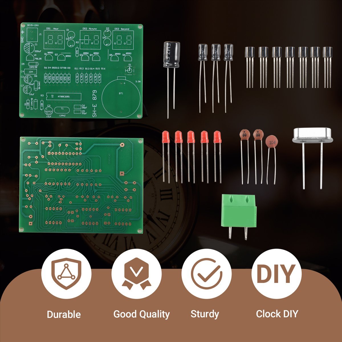 Diy Electronics Flux - A003 AT89C2051 6 Dijital LED Ekran