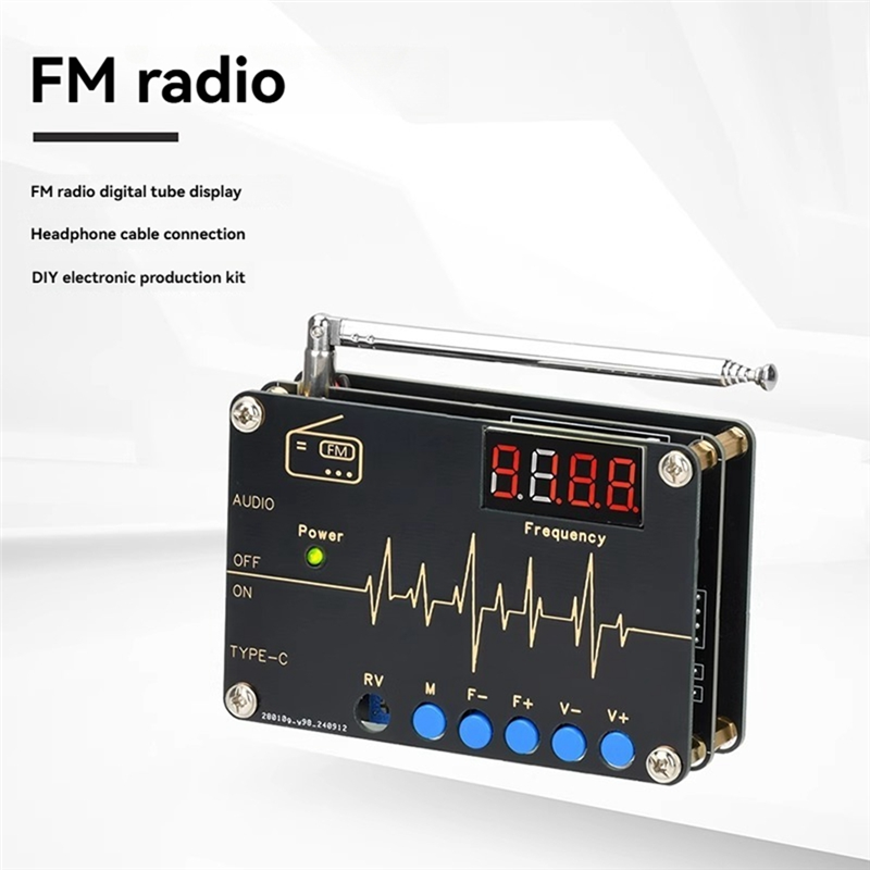 Diy Electronics Youtube - A73E-RDA5807M FM Radyo DIY Kiti 87-108
