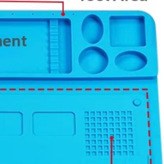 Diy Electronics Workstation - Isıya dayanıklı silikon lehimleme matı 48x36cm