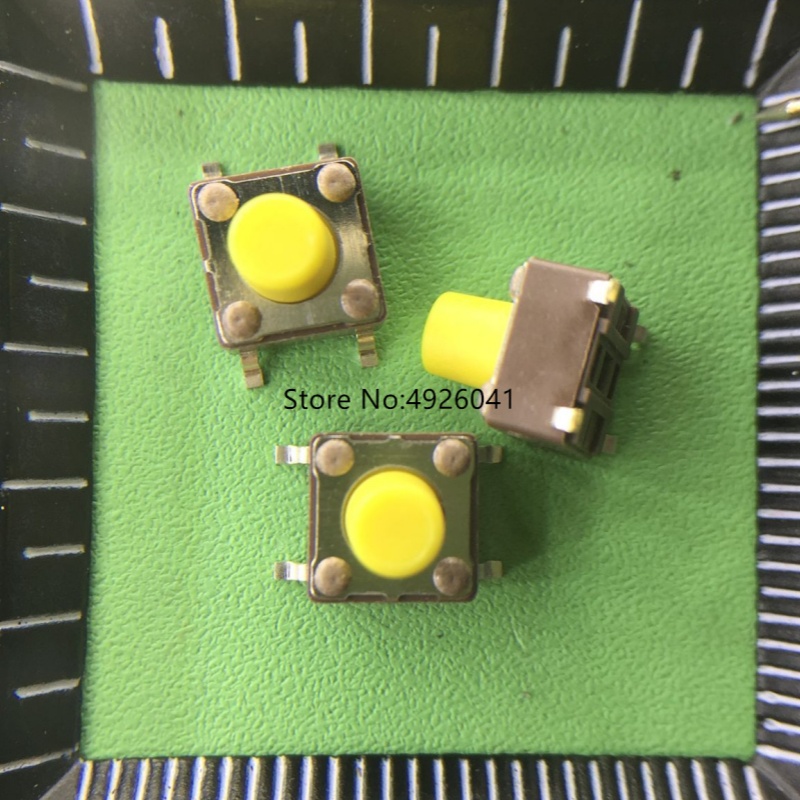 Push Button Tactile - 10 adet yeni orijinal DTSM-63N/Y-S-V-T/R SMD