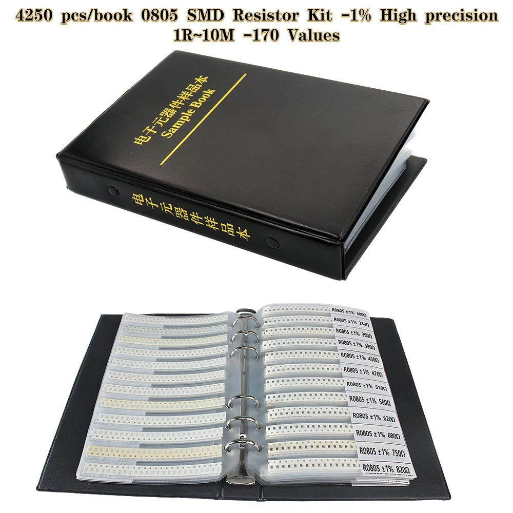 4250 adet 0805 SMD direnç kita - Diy Electronics Book incelemesi ve fiyatı