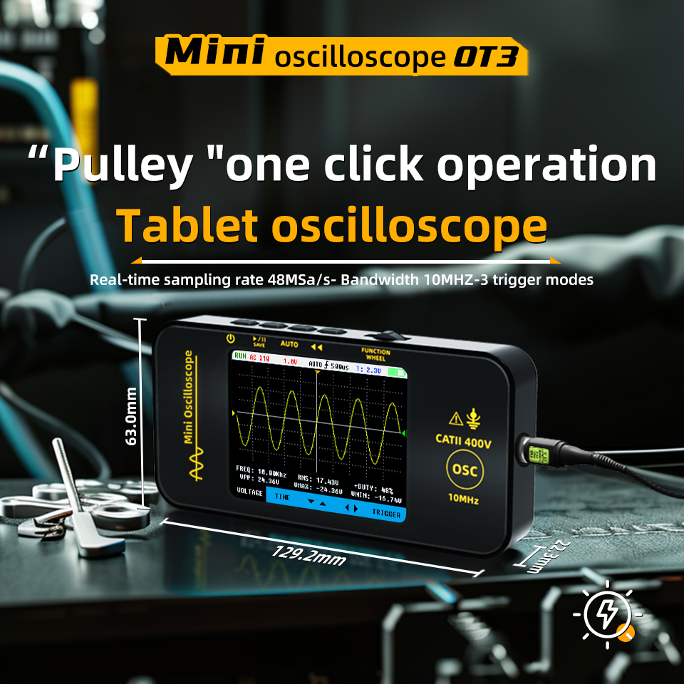 BSIDE OT3 El Tipi Osiloskop 3. - Oscilloscope Dso Mini incelemesi ve fiyatı