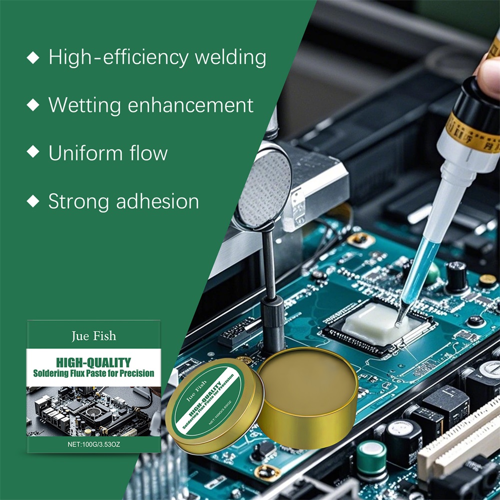 100g Lehimleme Akısı-Macun, Le - Diy Electronics Flux incelemesi ve fiyatı