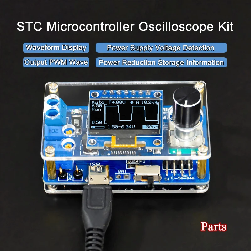 STC8K8A Mikrodenetleyici Kiti  - Oscilloscope Dso Mini incelemesi ve fiyatı
