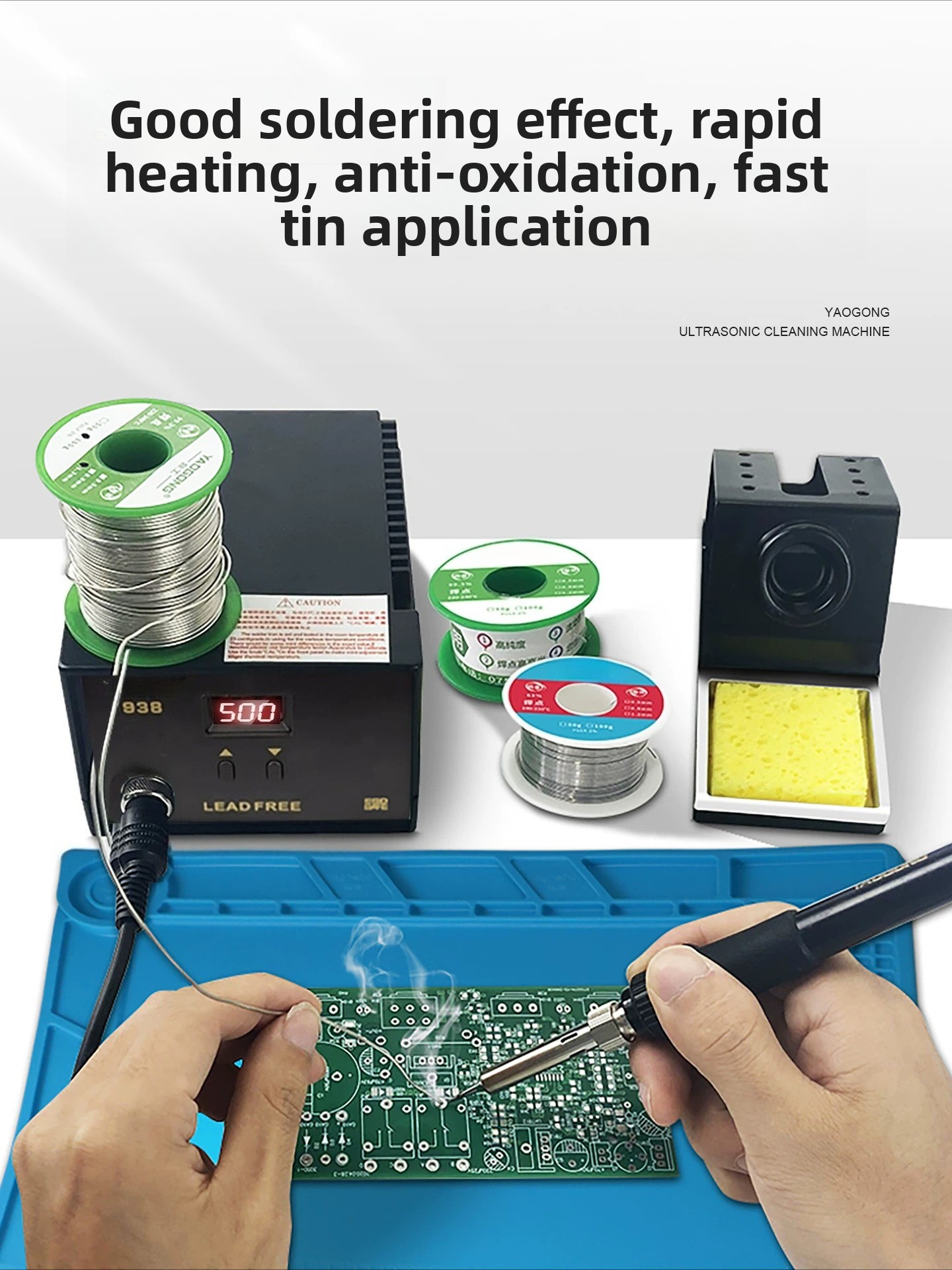936B 60W Ayarlanabilir Sıcaklı - Diy Electronics Workstation incelemesi ve fiyatı