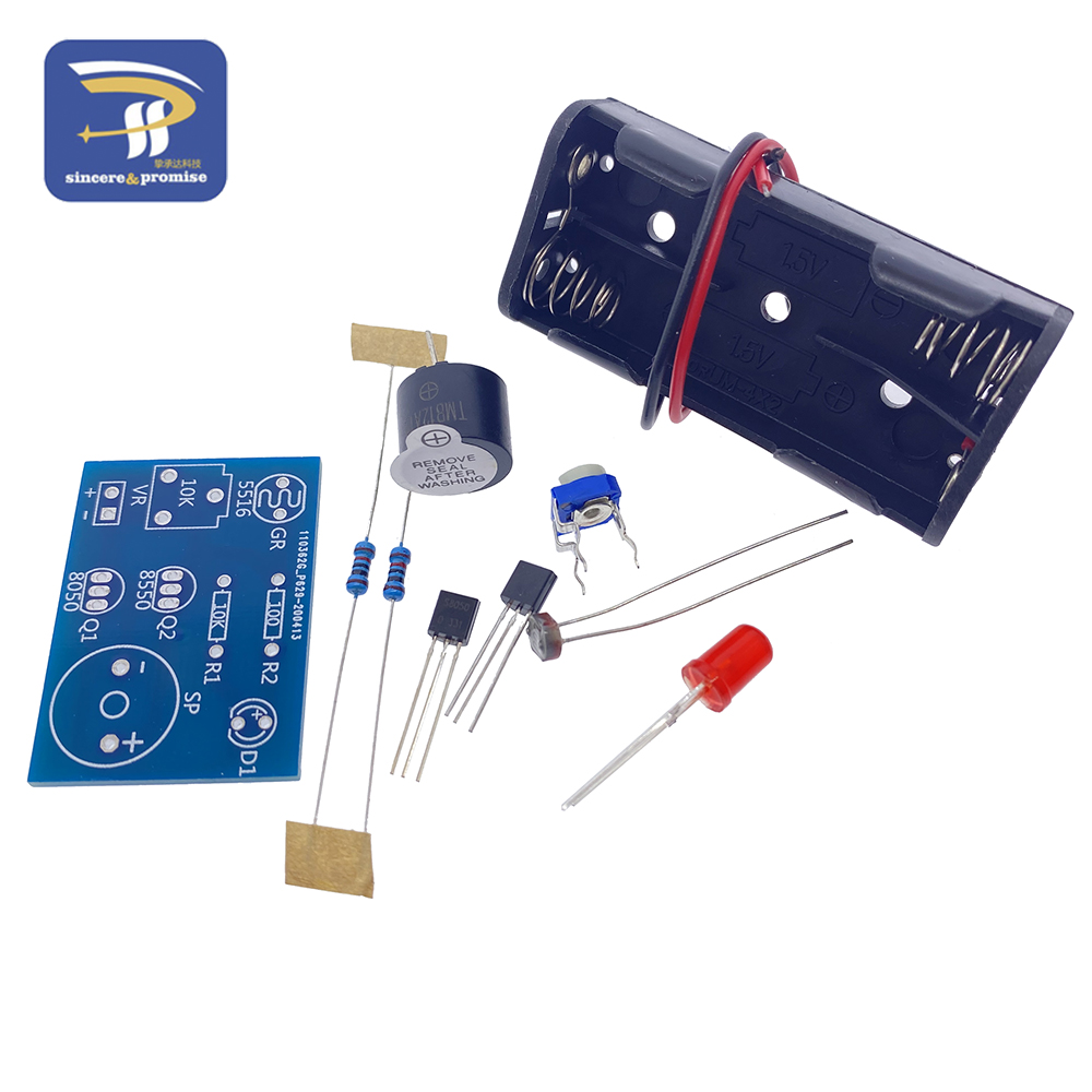 Işığa duyarlı ses ışık alarmı  - Diy Electronics Music incelemesi ve fiyatı