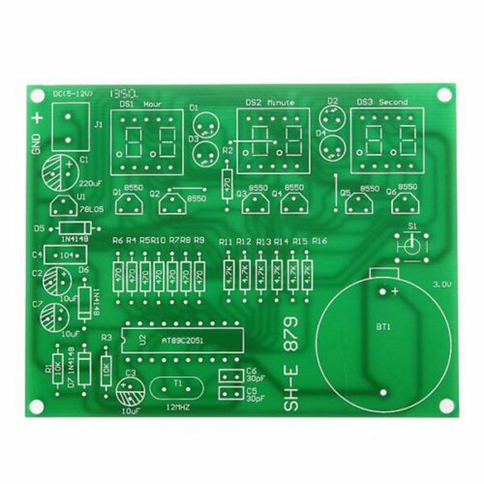 T31C-3 Set AT89C2051 6 Dijital - Diy Electronics Flux incelemesi ve fiyatı