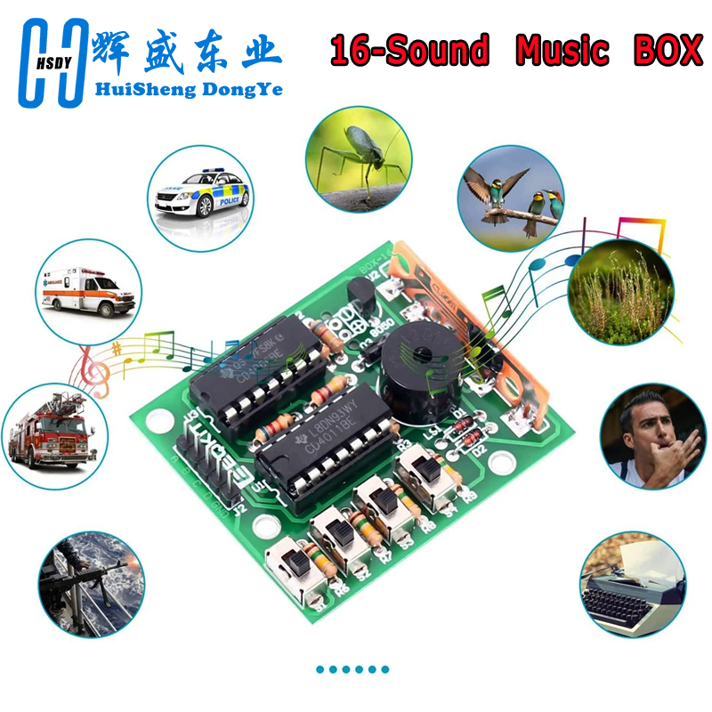 16 Müzik Ses Kutusu BOX-16 Kur - Diy Electronics Music incelemesi ve fiyatı