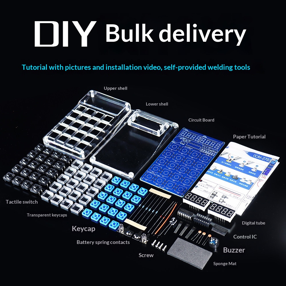Hesap Makinesi Üretim Kiti, El - Diy Electronics Youtube incelemesi ve fiyatı