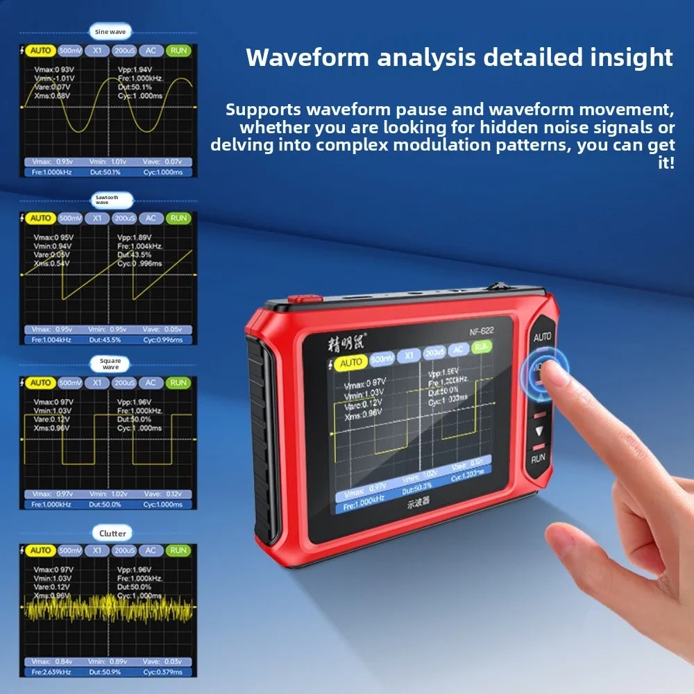 NF-622 Mini El Tipi Dijital Os - Oscilloscope Dso Mini incelemesi ve fiyatı