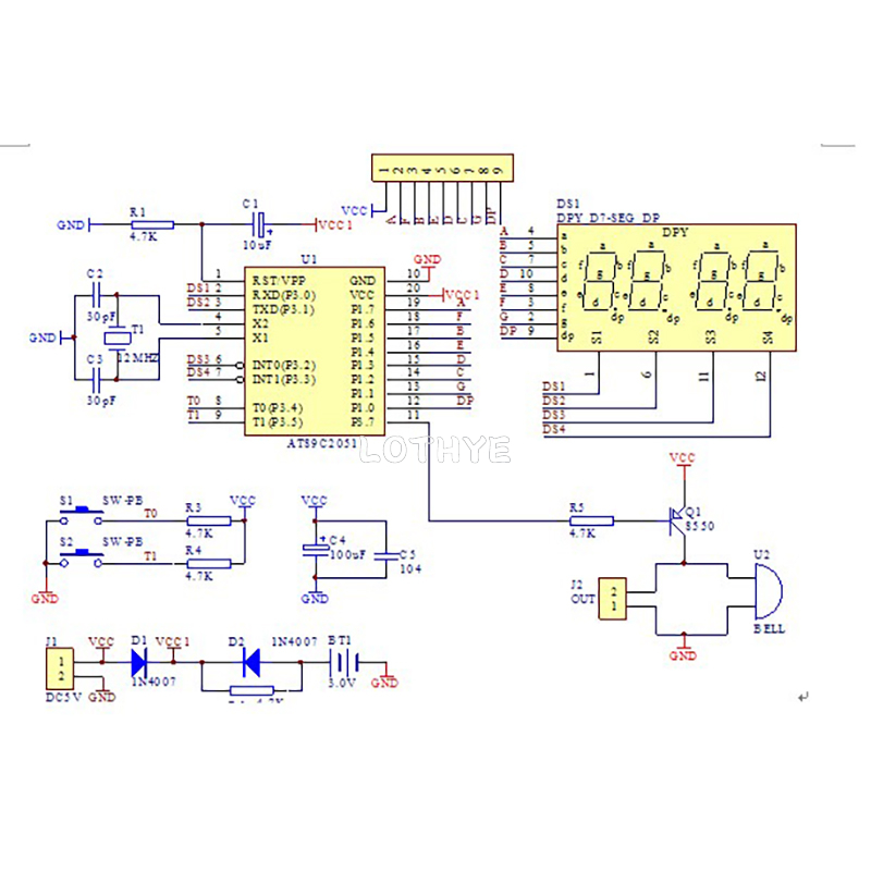 DIY Elektronik Kiti LED 4 Diji - Diy Electronics Youtube incelemesi ve fiyatı