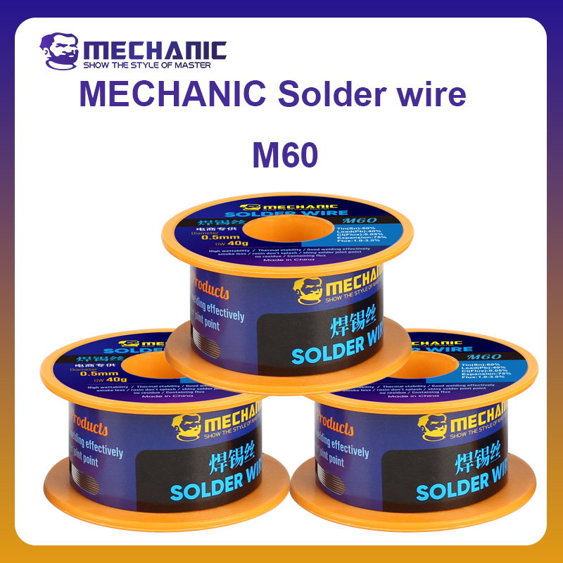 MECHINC RESMİ Lehim Teli M60 4 - Diy Electronics Flux incelemesi ve fiyatı