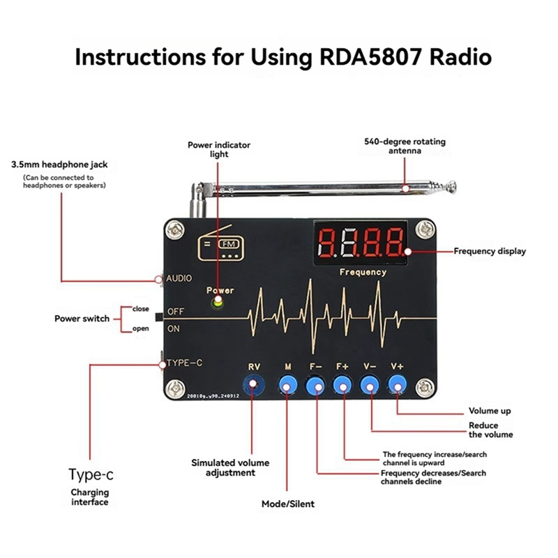 A73E-RDA5807M FM Radyo DIY Kit - Diy Electronics Youtube incelemesi ve fiyatı