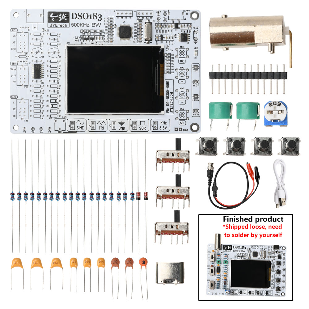 DIY DSO183 Dijital Osiloskop L - Oscilloscope Dso Mini incelemesi ve fiyatı