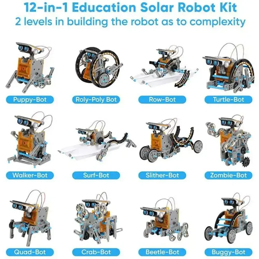 13 in 1 Güneş Enerjili Robot B - Diy Home Electronics incelemesi ve fiyatı